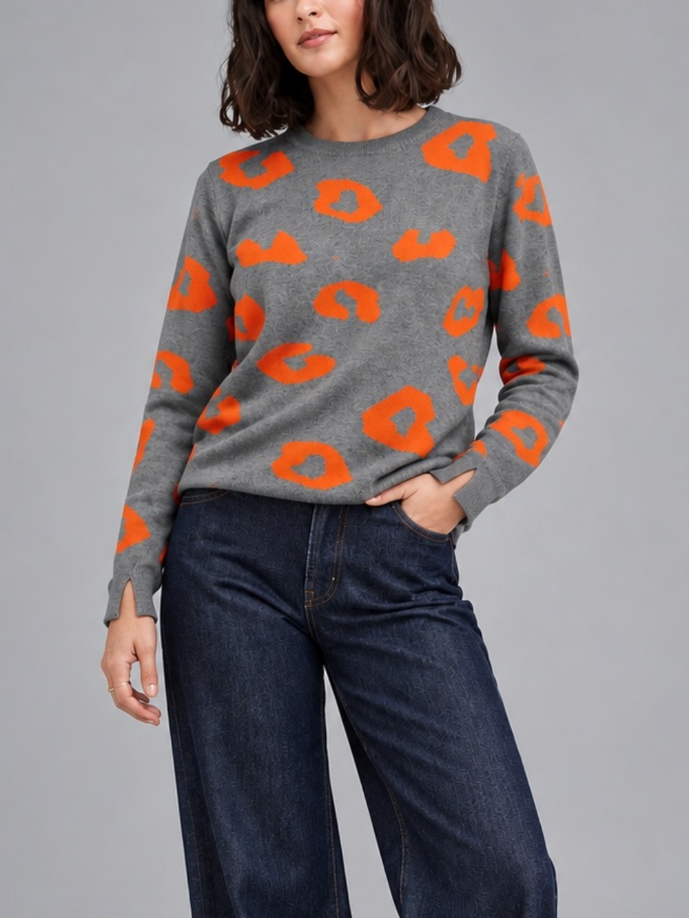 Jumper 1234 Leopard Pullover Cashmere Sweater